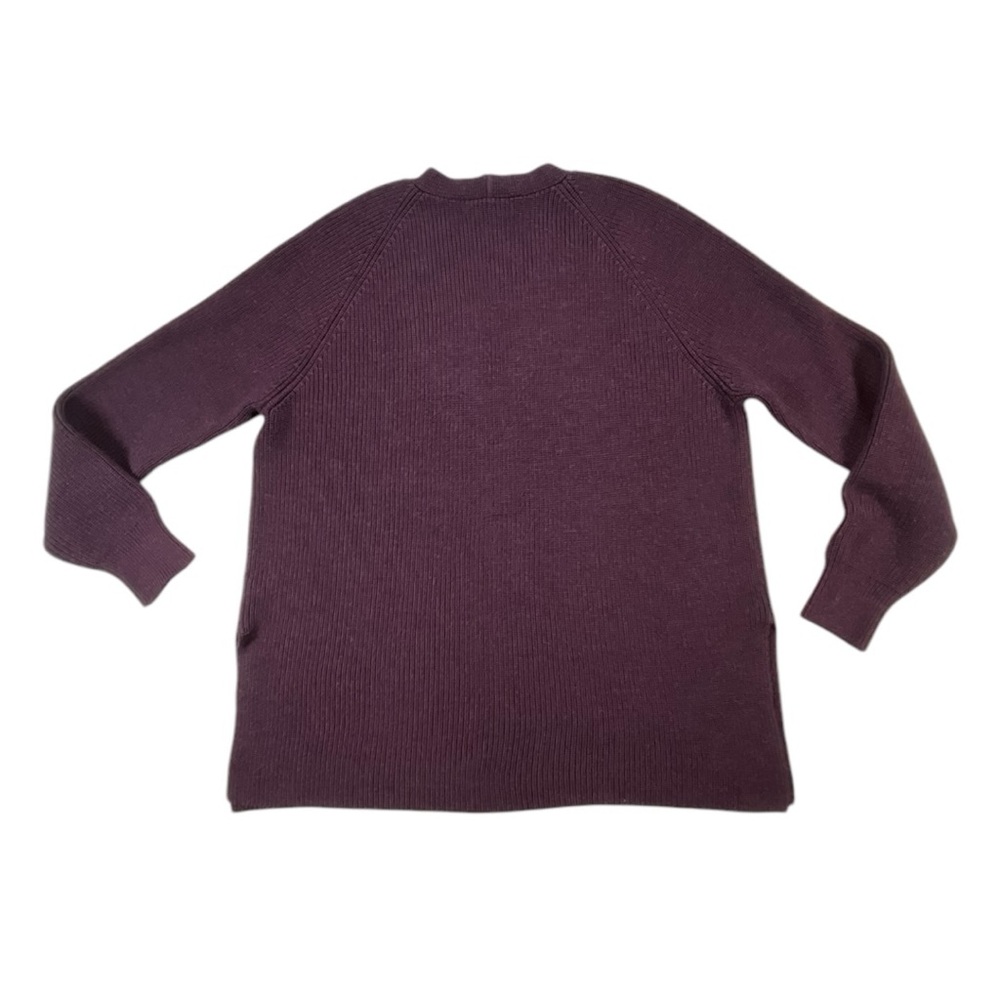 Athleta Maroon Switchback Wool-Blend Pullover Swe… - image 8
